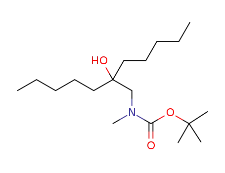 tert-butyl (2-hydroxy-2-pentylheptyl)(methyl)carbamate
