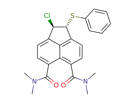 trans-N,N,N',N'-tetramethyl-1-chloro-2-phenylsulfanylacenaphthene-5,6-dicarboxamide