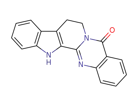 Molecular Structure of 84-26-4 (Rutaecarpine)