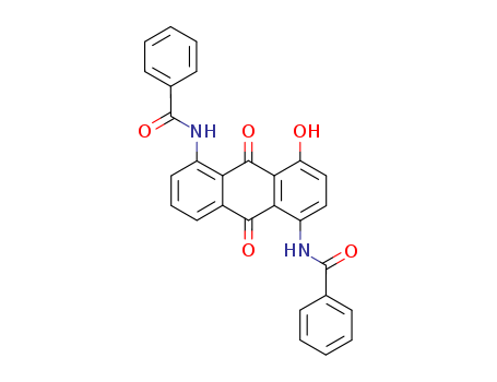 Benzamide,N,N'-(9,10-dihydro-4-hydroxy-9,10-dioxo-1,5-anthracenediyl)bis- cas  6370-96-3