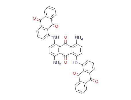1,5-diamino-4,8-bis-(9,10-dioxo-9,10-dihydro-[1]anthrylamino)-anthraquinone