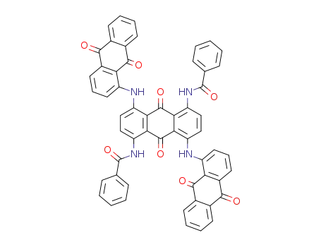 1,5-bis-benzoylamino-4,8-bis-(9,10-dioxo-9,10-dihydro-[1]anthrylamino)-anthraquinone