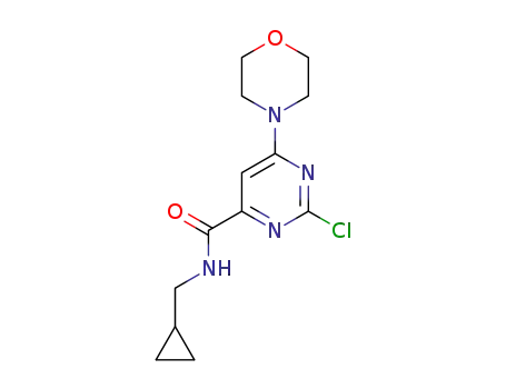 2-Chloro-N-(cyclopropylmethyl)-6-morpholinopyrimidine-4-carboxamide