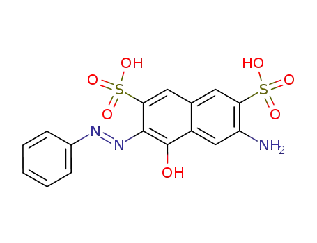 6-amino-4-hydroxy-3-phenylazo-naphthalene-2,7-disulfonic acid