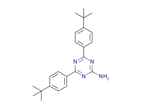 4,6-bis(4-tert-butylphenyl)-1,3,5-triazin-2-amine