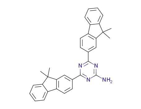 4,6-bis(9,9-dimethyl-9H-fluoren-2-yl)-1,3,5-triazin-2-amine