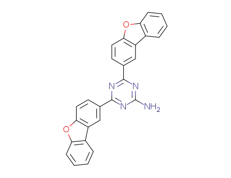4,6-bis(dibenzofuran-2-yl)-1,3,5-triazin-2-amine