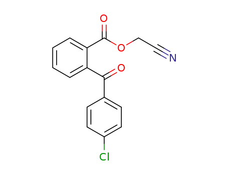 cyanomethyl 2-(4-chlorobenzoyl)benzoate