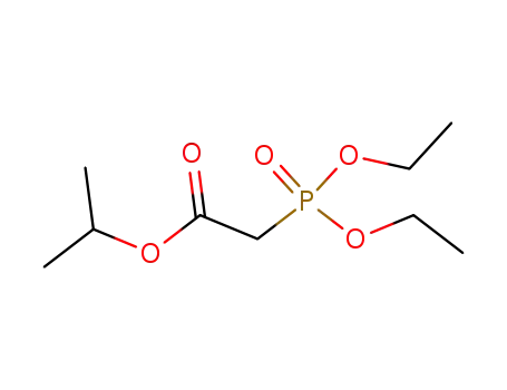 Molecular Structure of 50350-99-7 (Diethyl (isopropyloxycarbonylmethyl)phosphonate)