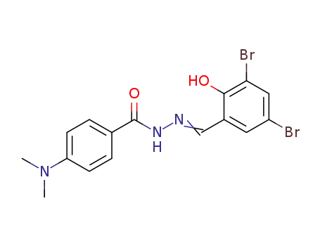 4-dimethylamino-N'-(3,5-dibromo-2-hydroxybenzylidene)benzohydrazide
