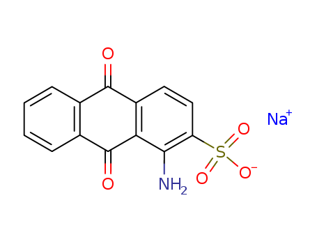 2-Anthracenesulfonic acid, 1-amino-9,10-dihydro-9,10-dioxo-,

monosodium salt