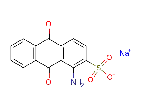 2-Anthracenesulfonic acid, 1-amino-9,10-dihydro-9,10-dioxo-,

monosodium salt