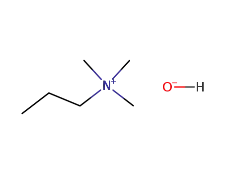 Molecular Structure of 37755-10-5 (N,N,N-trimethylpropan-1-aminium hydroxide)