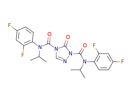 N,N-bis(2,4-difluorophenyl)-N,N-diisopropyl-5-oxo-1,2,4-triazole-1,4-dicarboxamide