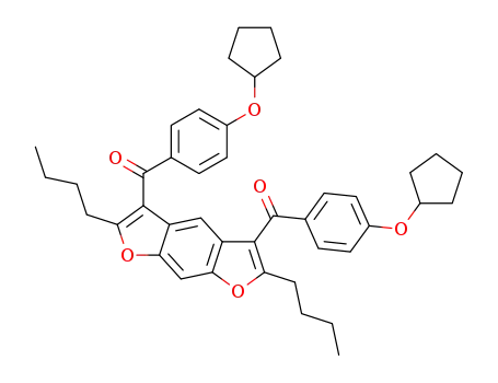 (2,6-dibutylbenzo[1,2-b:5,4-b']difuran-3,5-diyl)bis((4-(cyclopentyloxy)phenyl)methylketone)