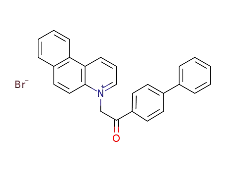 1-(4-phenylphenacyl)benzo[f]quinolin-1-ium bromide