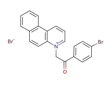 1-(4-bromophenacyl)benzo[f]quinolin-1-ium bromide