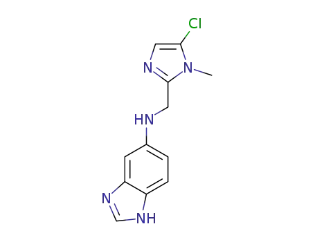 N-((5-chloro-1-methyl-1H-imidazol-2-yl)methyl)-1H-benzo[d]-imidazol-5-amine