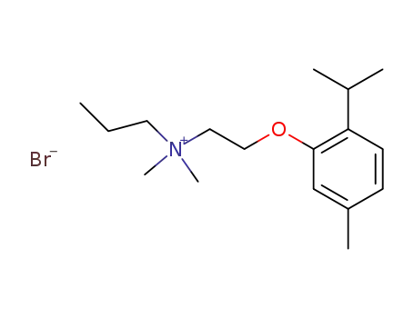 [2-(2-isopropyl-5-methyl-phenoxy)-ethyl]-dimethyl-propyl-ammonium; bromide