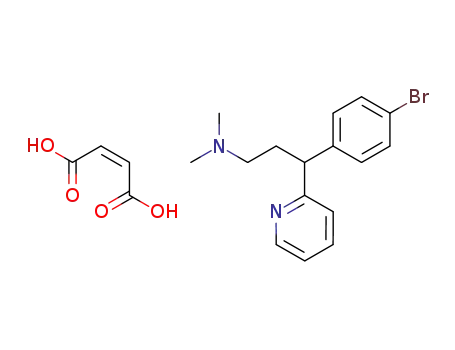 Brompheniramine hydrogen maleate cas  980-71-2