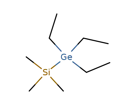Molecular Structure of 7749-85-1 (Silane, trimethyl(triethylgermyl)-)