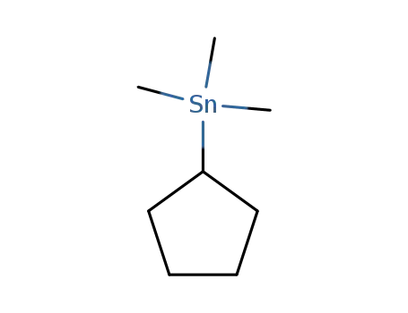 Molecular Structure of 15095-84-8 (cyclopentyl(trimethyl)stannane)