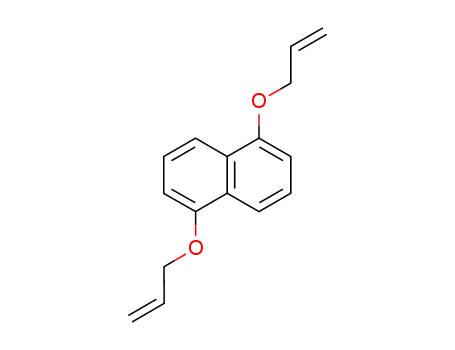 Molecular Structure of 127952-72-1 (Naphthalene, 1,5-bis(2-propenyloxy)-)