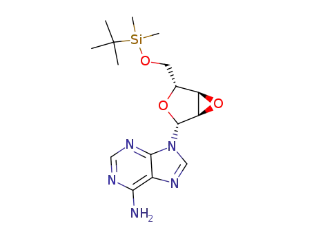 9-<2,3-anhydro-5-O-(tert-butyldimethylsilyl)-β-D-ribofuranosyl>adenine