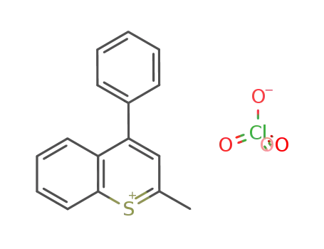 1-Benzothiopyrylium, 2-methyl-4-phenyl-, perchlorate