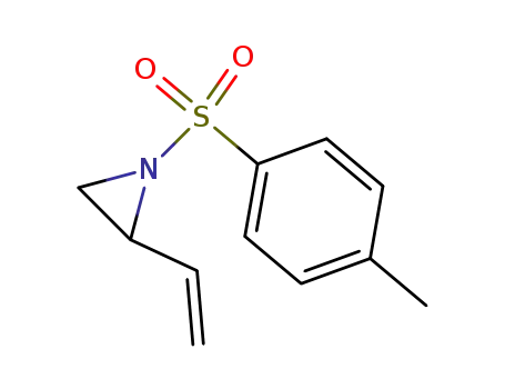 Molecular Structure of 126690-80-0 (Aziridine, 2-ethenyl-1-[(4-methylphenyl)sulfonyl]-)