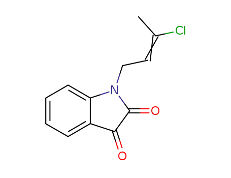 1-((Z)-3-Chloro-but-2-enyl)-1H-indole-2,3-dione