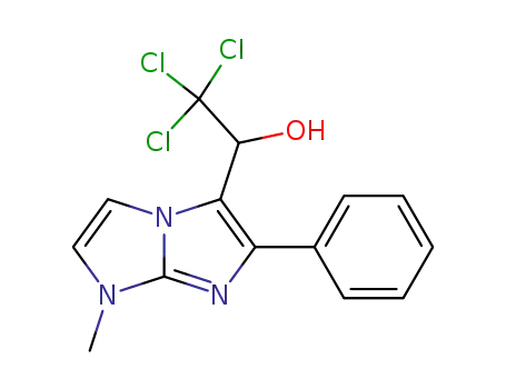 2,2,2-Trichloro-1-(7-methyl-2-phenyl-7H-imidazo[1,2-a]imidazol-3-yl)-ethanol