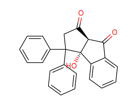 (3aR,8aS)-3a-Hydroxy-3,3-diphenyl-2,3,3a,8a-tetrahydro-cyclopenta[a]indene-1,8-dione
