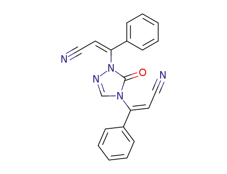 2,4-bis(1-phenyl-2-cyanovinylene)-1,2,4-triazol-3-one