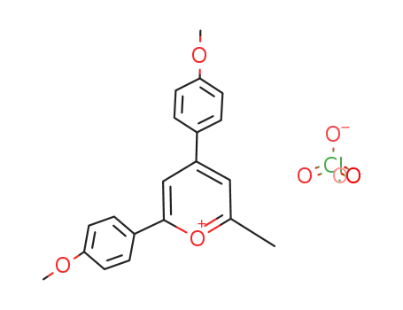 2,4-bis-(4-methoxy-phenyl)-6-methyl-pyrylium; perchlorate