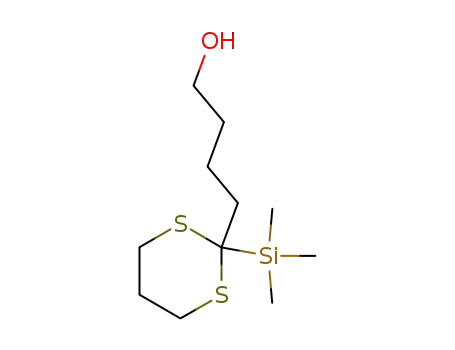 Molecular Structure of 78633-24-6 (1,3-Dithiane-2-butanol, 2-(trimethylsilyl)-)