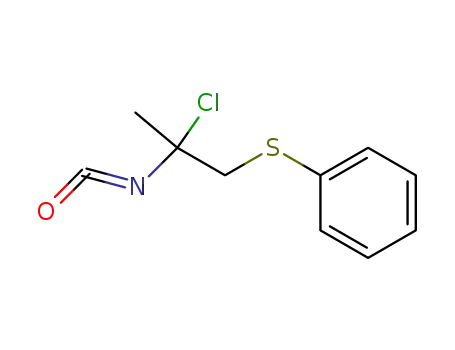 1-chloro-2-phenylthio-1-methylethyl isocyanate