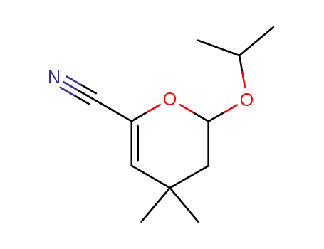 6-Isopropoxy-4,4-dimethyl-5,6-dihydro-4H-pyran-2-carbonitrile