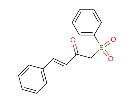 Molecular Structure of 32117-28-5 (3-Buten-2-one, 4-phenyl-1-(phenylsulfonyl)-)
