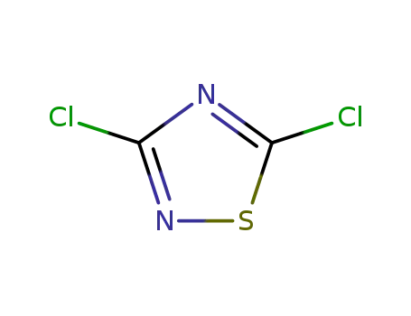 Molecular Structure of 2254-88-8 (3,5-DICHLORO-1,2,4-THIADIAZOLE)