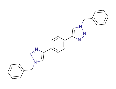 1-benzyl-4-(4-(1-benzyl-1H-1,2,3-triazole-4-yl)phenyl)-1H-1,2,3-triazole