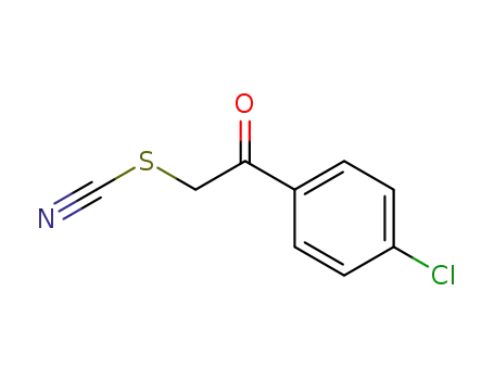 Molecular Structure of 19339-59-4 (4-CHLOROPHENACYL THIOCYANATE)