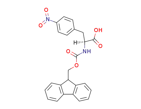 Molecular Structure of 95753-55-2 (Fmoc-4-nitro-L-phenylalanine)