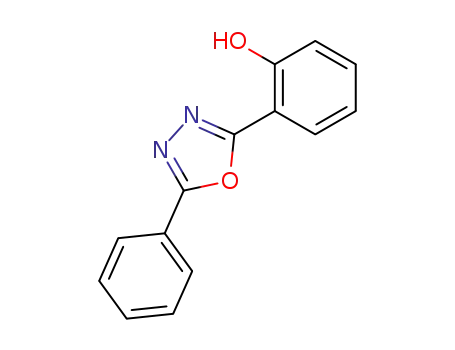 Molecular Structure of 18233-24-4 (2-(5-phenyl-1,3,4-oxadiazol-2-yl)phenol)