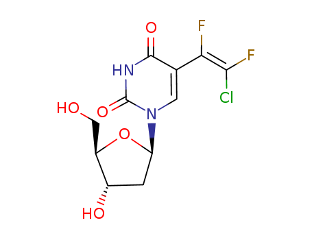 5-(2-chloro-1,2-difluoroethenyl)-2'-deoxy-(E)uridine
