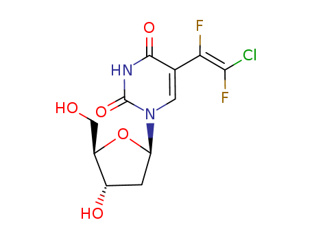 5-[(1Z)-2-chloro-1,2-difluoroethnyl]-2'-deoxyuridine