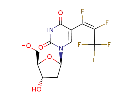 (Z)-2'-deoxy-5-(perfluoropropen-1-yl)uridine