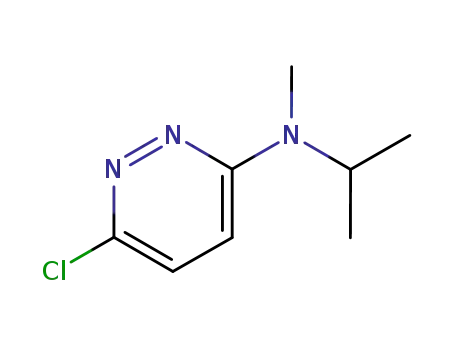 Molecular Structure of 141193-19-3 (3-Pyridazinamine, 6-chloro-N-methyl-N-(1-methylethyl)-)