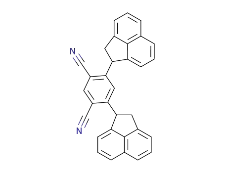 Molecular Structure of 138905-03-0 (1,3-Benzenedicarbonitrile, 4,6-bis(1,2-dihydro-1-acenaphthylenyl)-)