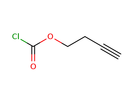 Molecular Structure of 190774-49-3 (3-BUTYN-1-YL CHLOROFORMATE  98)